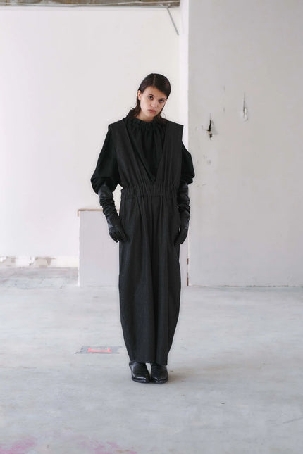 Otsu Ihojin Long Sleeve - Wool mix - Black