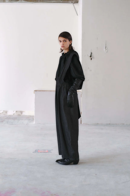 Otsu Ihojin Long Sleeve - Wool mix - Black