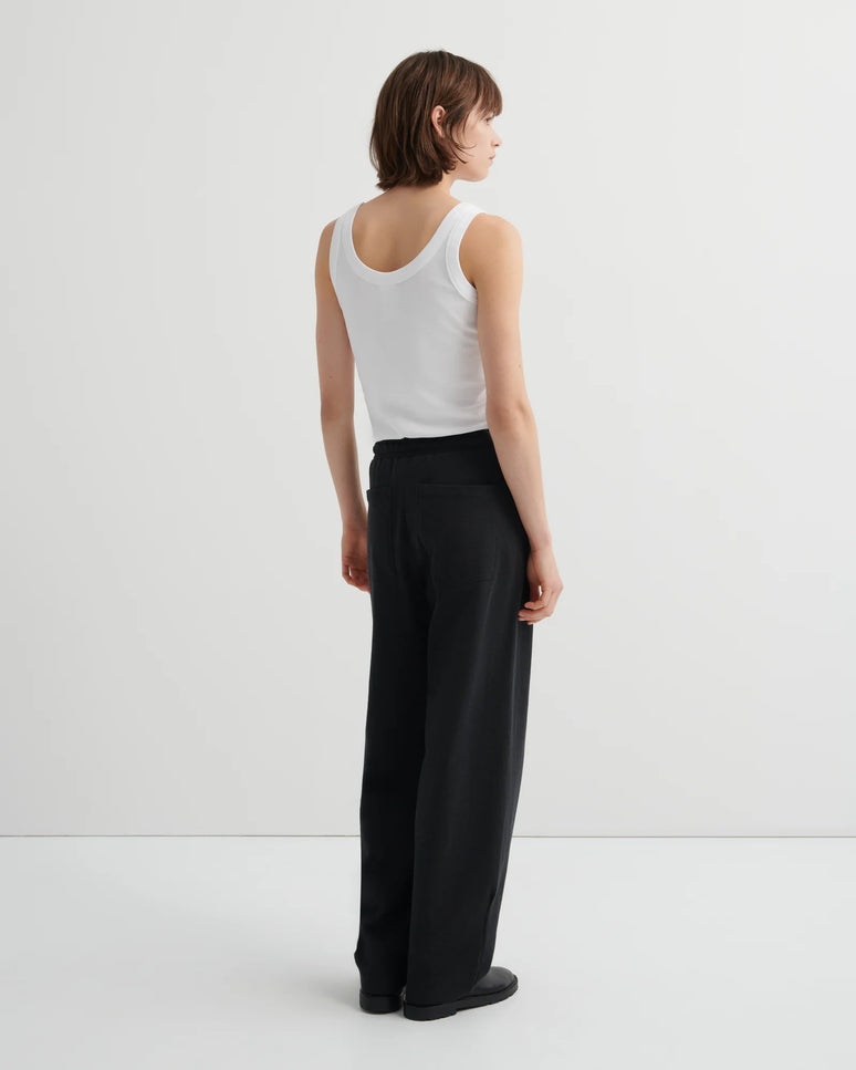 Kowtow Intent Trackpant - Charcoal Marle