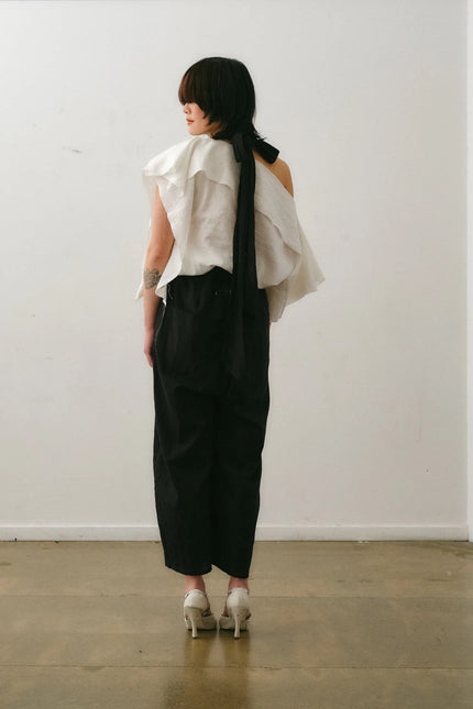 Otsu Kaguya Overall - Cotton - Black