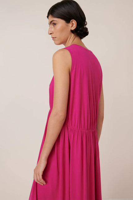 Kowtow Light Curve Dress - Magenta