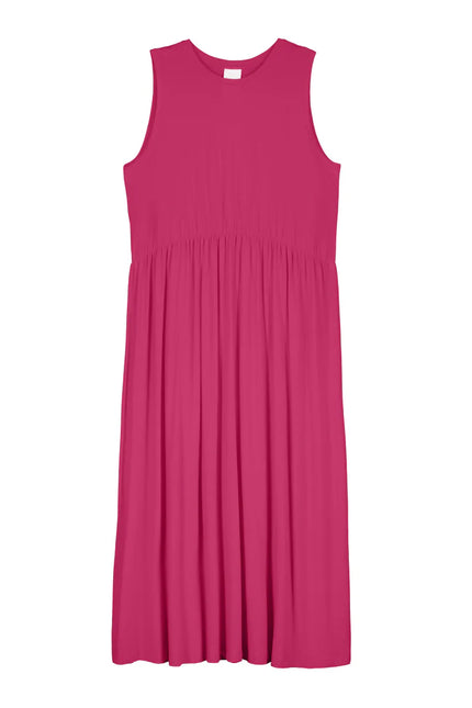 Kowtow Light Curve Dress - Magenta