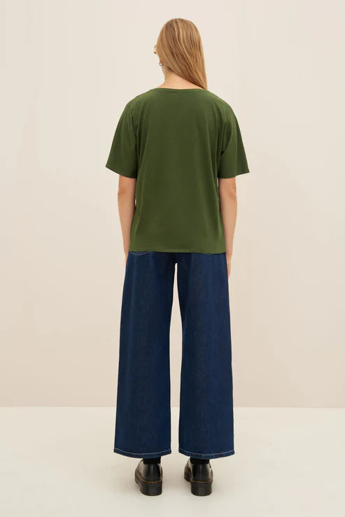 Kowtow Loose Tee - Forest