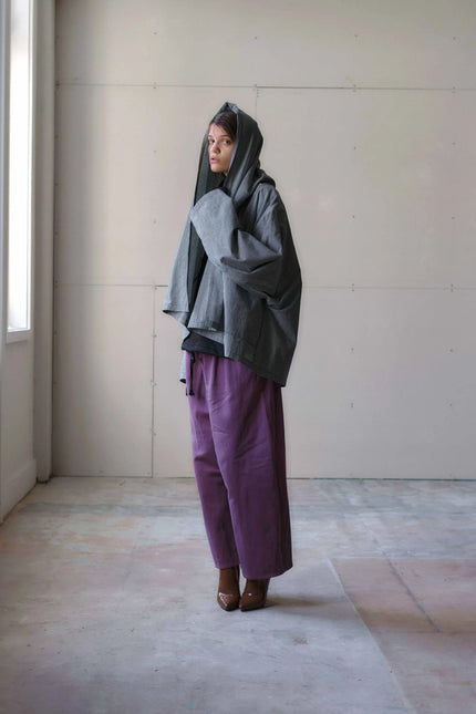 Otsu Yama Jacket - Linen - Check