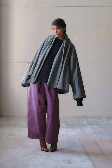 Otsu Kaguya Cropped Cotton - Mulberry