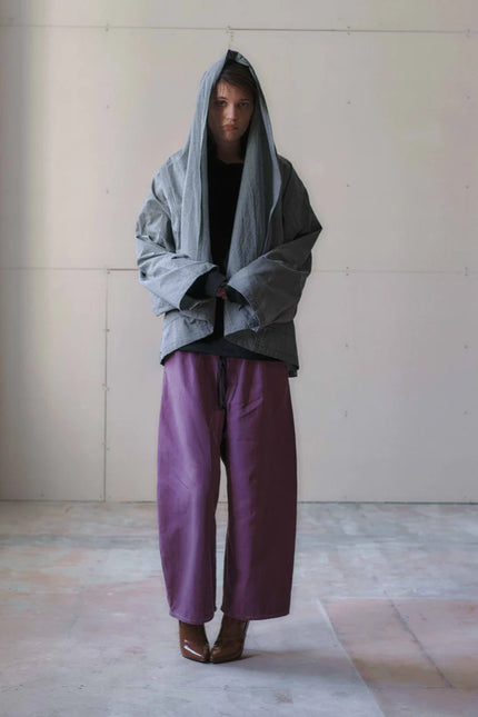 Otsu Kaguya Cropped Cotton - Mulberry