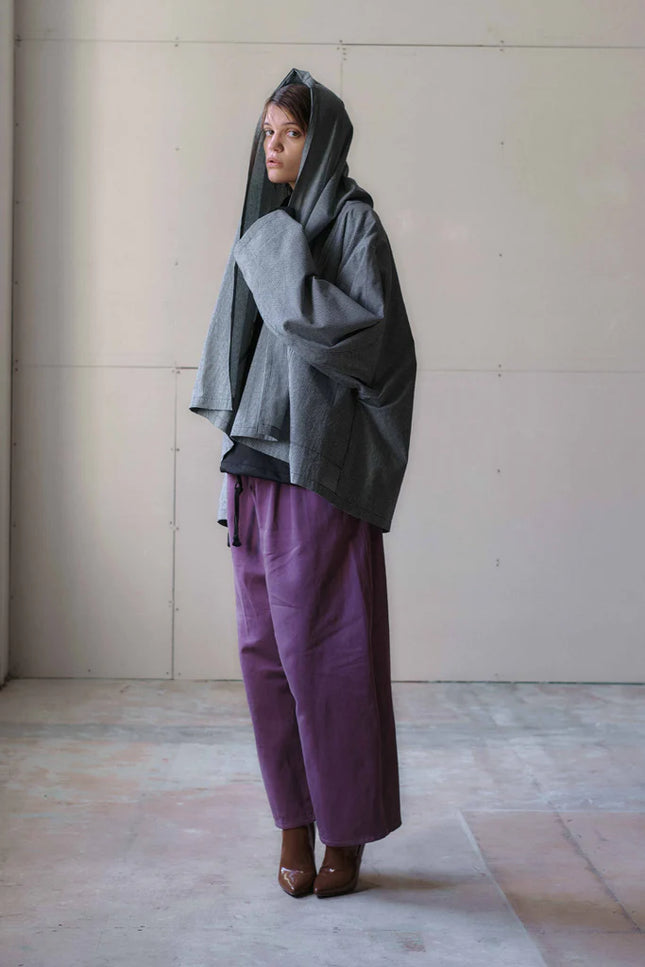 Otsu Kaguya Cropped Cotton - Mulberry