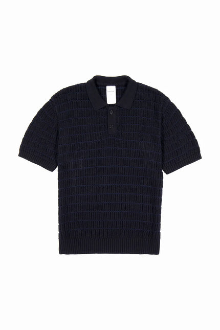 Kowtow Midnight Polo - Black Navy