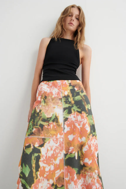 Kowtow Montage Skirt - Flower Book