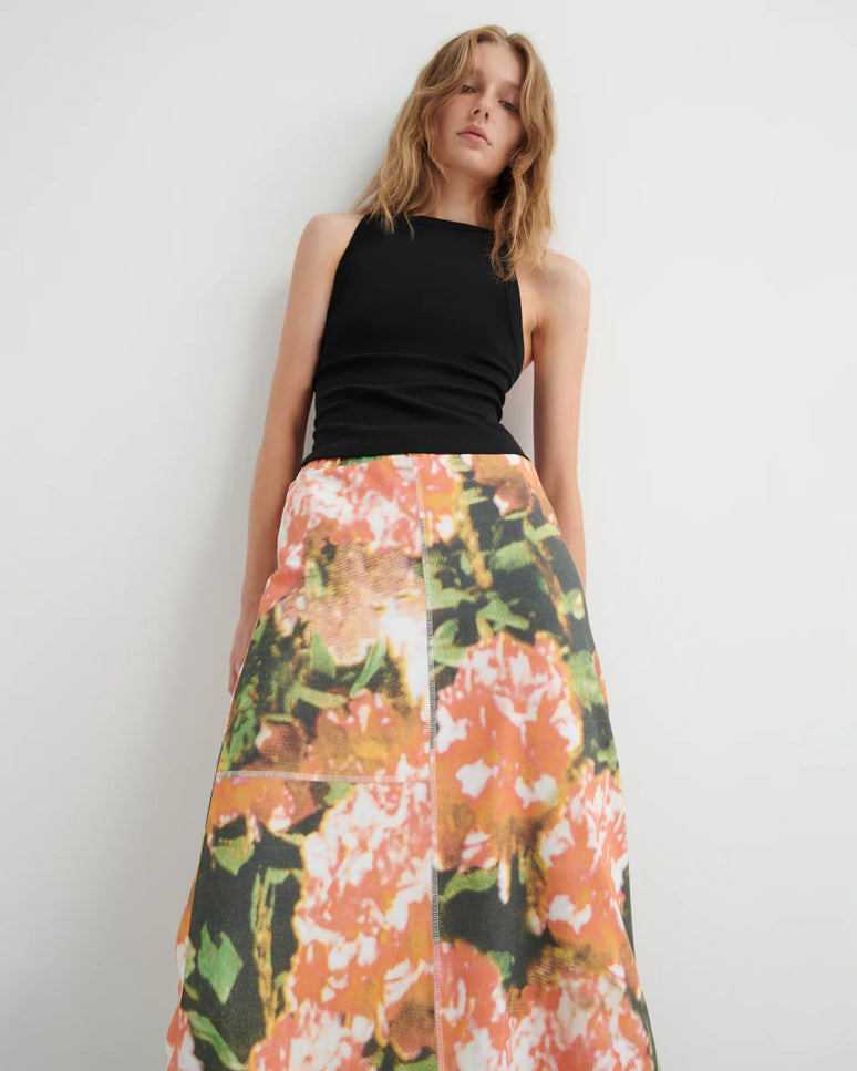 Kowtow Montage Skirt - Flower Book