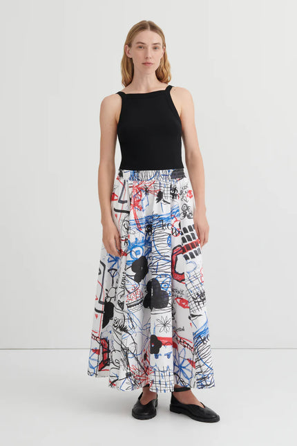 Kowtow Moya Skirt - Anniversary Print