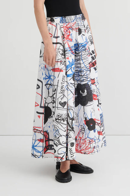 Kowtow Moya Skirt - Anniversary Print