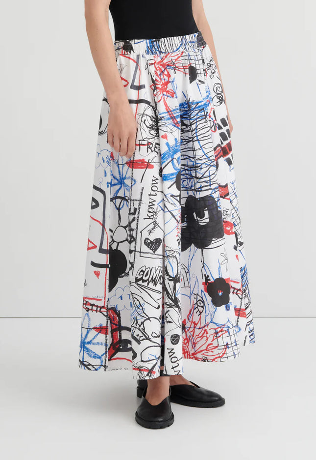 Kowtow Moya Skirt - Anniversary Print