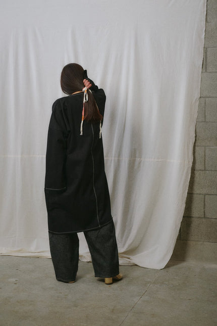 Otsu Maru Long - Black Denim