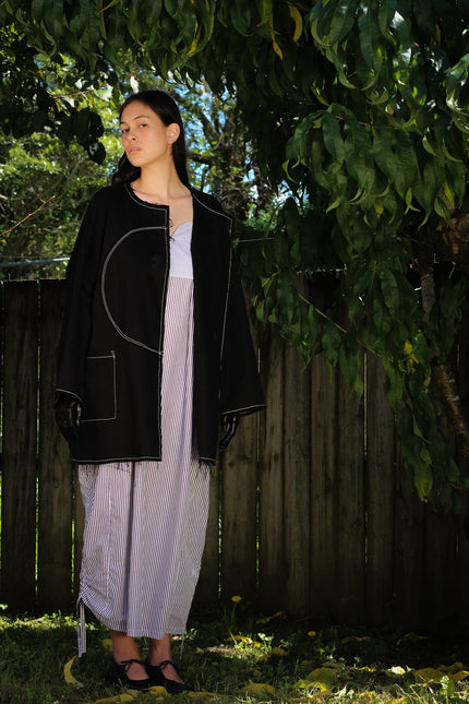 Otsu Maru Short - Black Denim