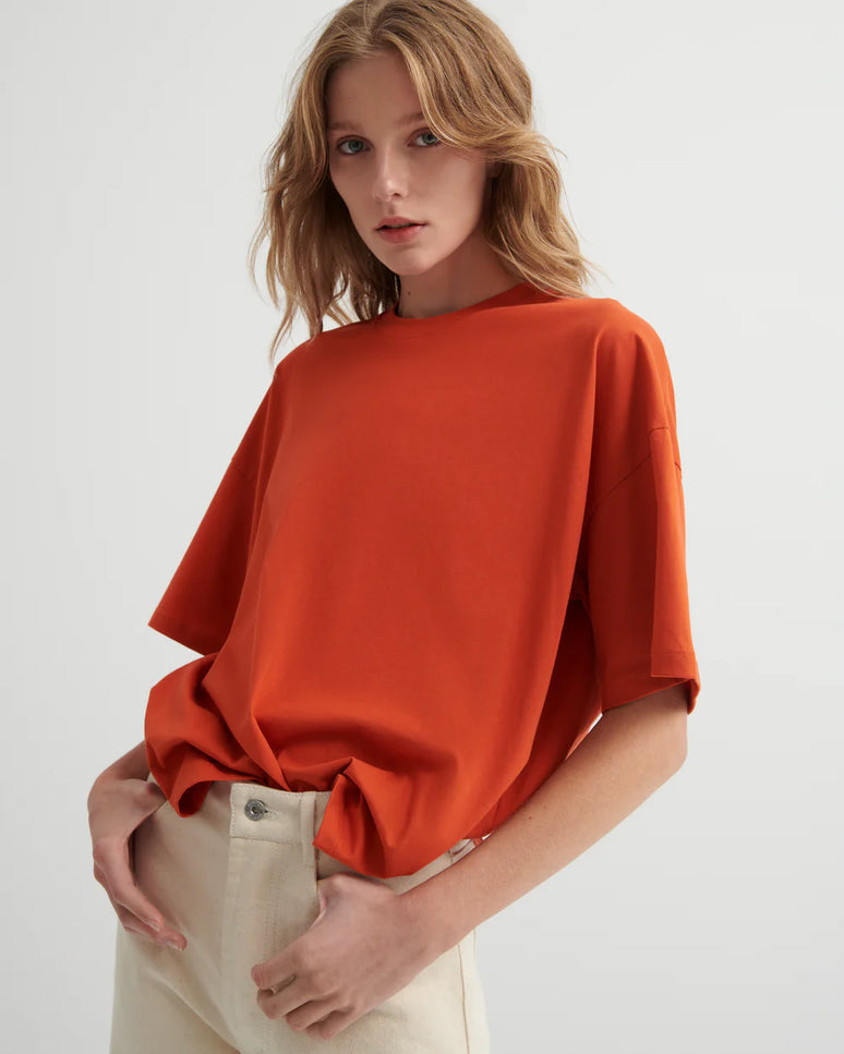 Kowtow Oversized Boxy Tee - Nasturtium