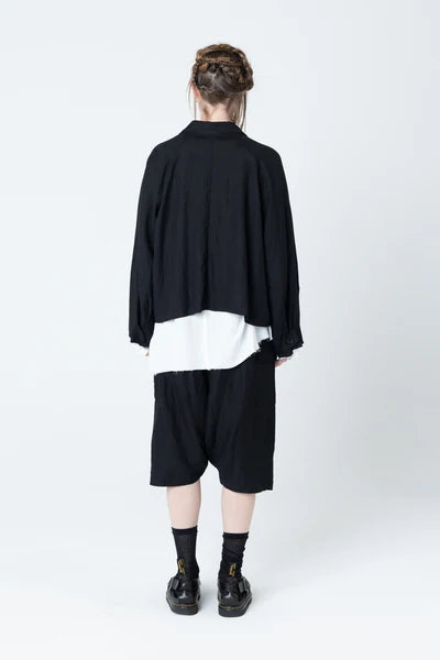 Company of Strangers Poised Shirt Jacket - Black