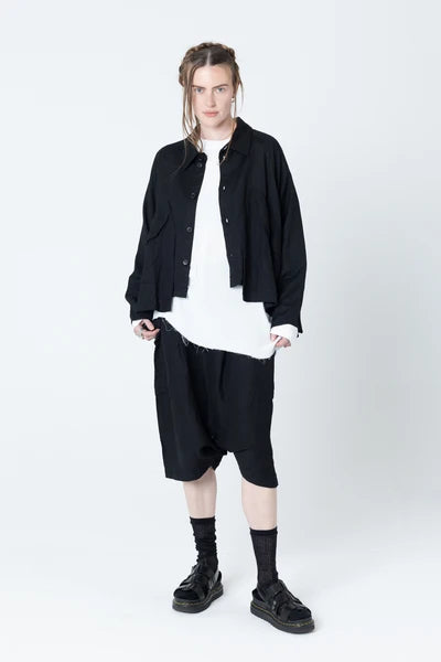 Company of Strangers Poised Shirt Jacket - Black