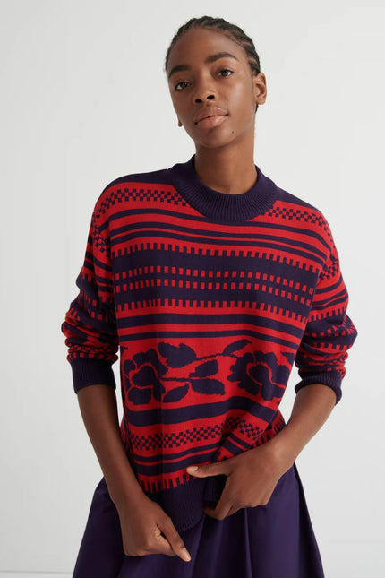 Kowtow Prospect Pullover - Dahlia