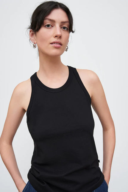 Kowtow Racer Back Singlet - Black