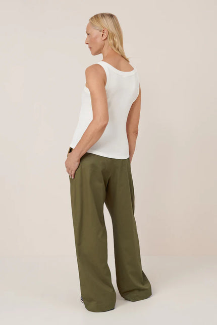 Kowtow Ridge Singlet - Off White