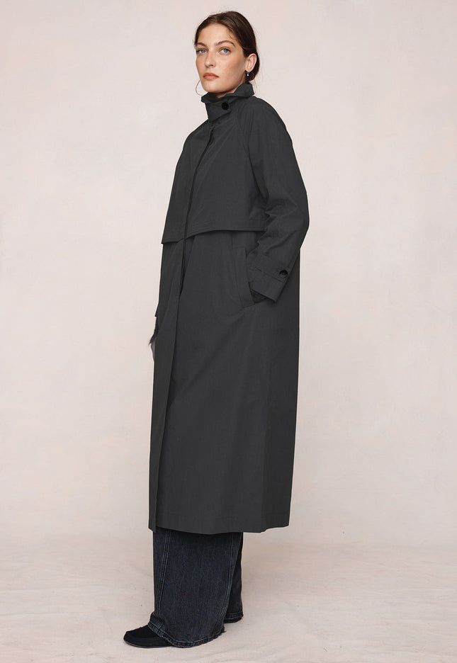 Marle Angelo Coat - Washed Black
