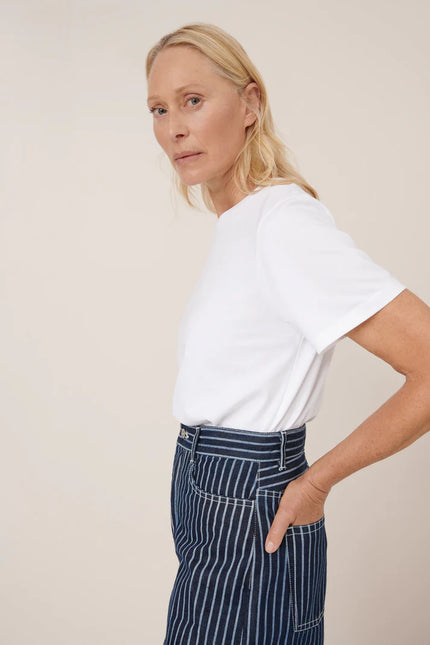 Kowtow Sailor Jeans - Chalk Stripe