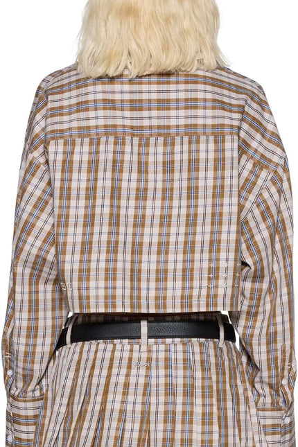 Ksubi Balter Shirt - Tan Plaid