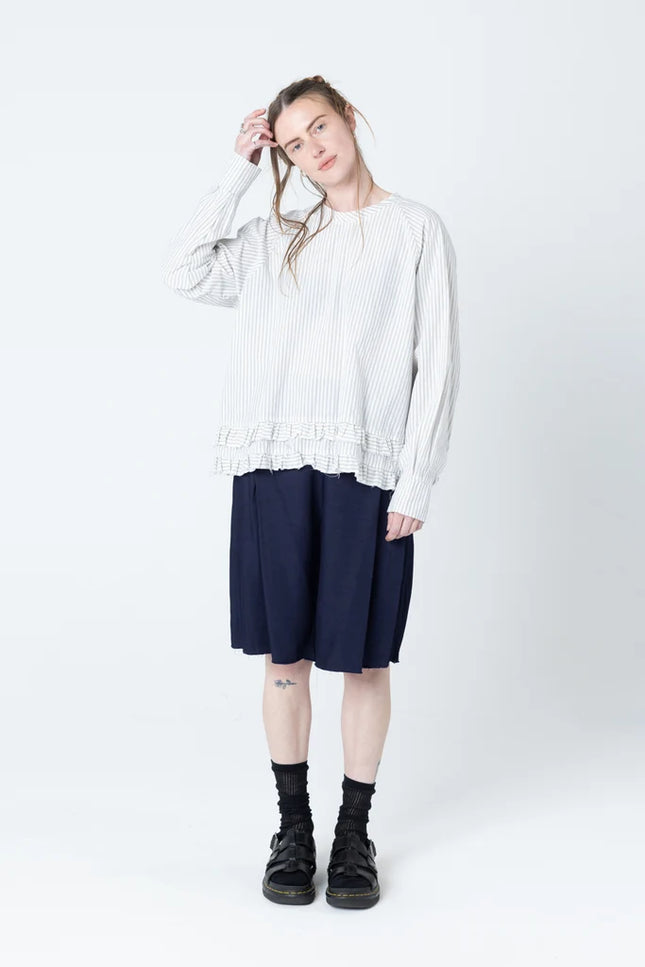 Company of Strangers Show Sweater - Ivory Stripe