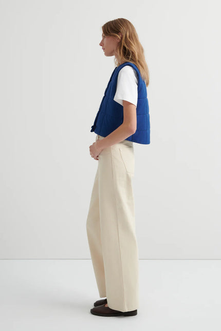 Kowtow Studio Vest - Factory Blue