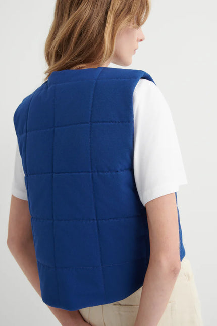 Kowtow Studio Vest - Factory Blue
