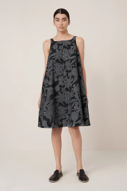 Kowtow Swing Dress - Etched Denim