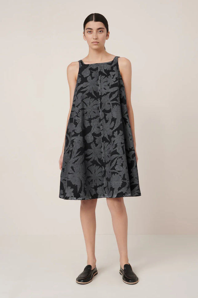 Kowtow Swing Dress - Etched Denim