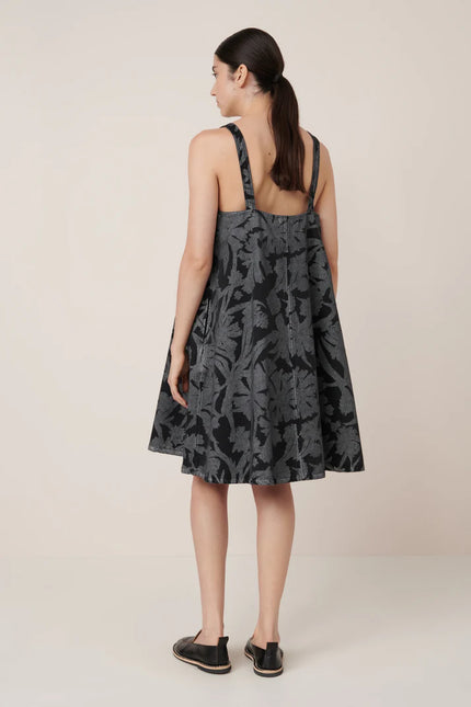 Kowtow Swing Dress - Etched Denim