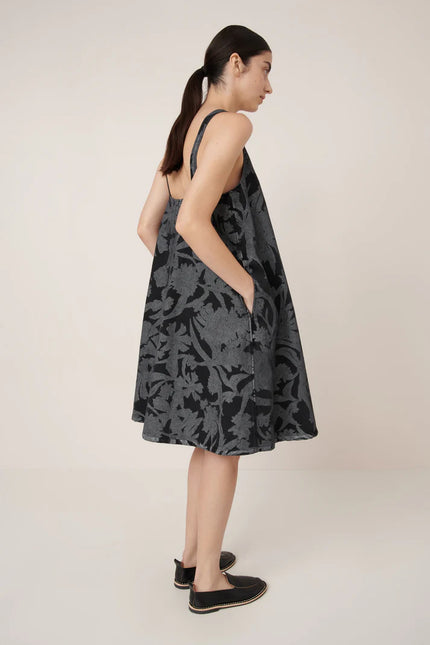 Kowtow Swing Dress - Etched Denim