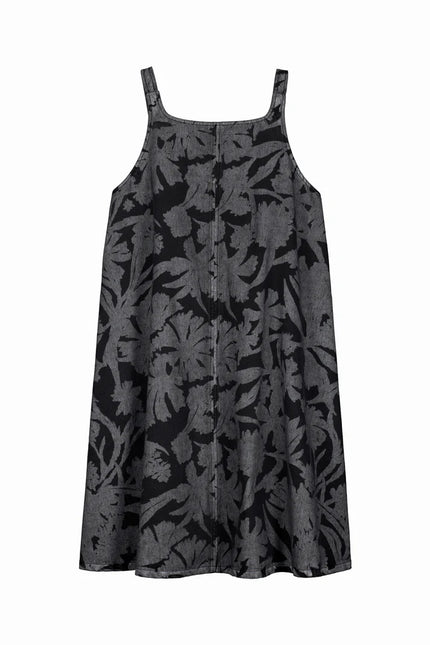 Kowtow Swing Dress - Etched Denim