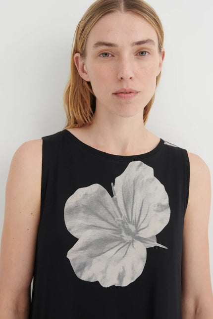 Kowtow Tank Swing Dress - Monochrome Floral