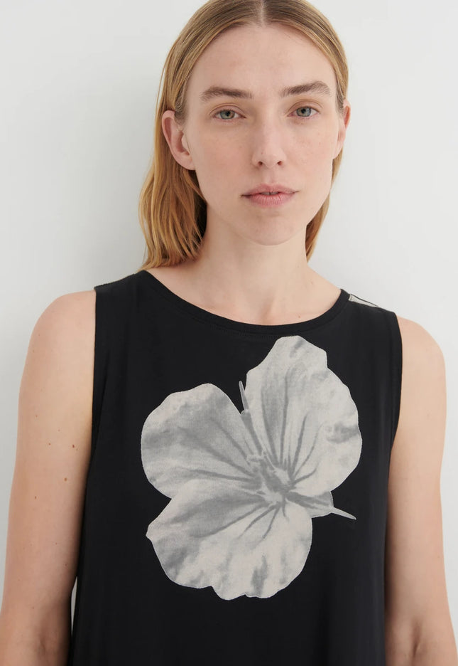 Kowtow Tank Swing Dress - Monochrome Floral
