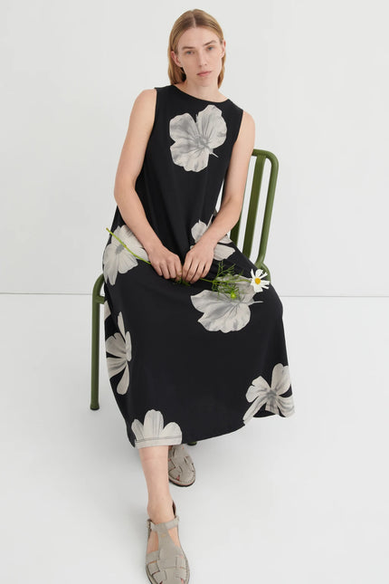 Kowtow Tank Swing Dress - Monochrome Floral
