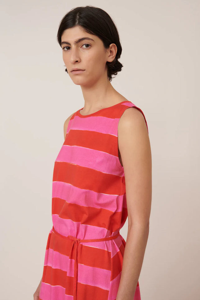 Kowtow Tank Swing Dress - Painted Stripe
