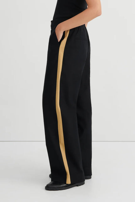 Kowtow Tux Pant - Black Driftwood