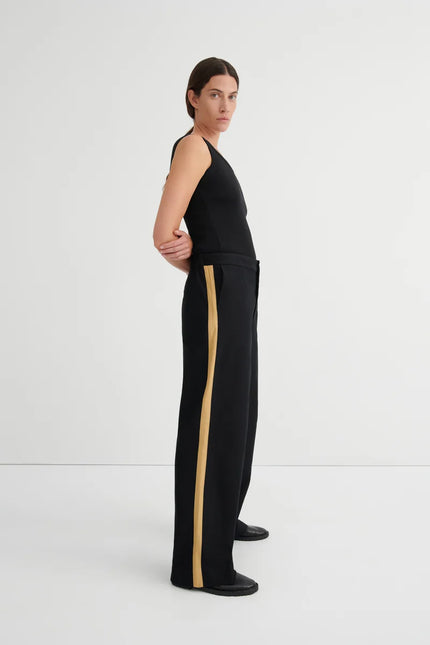 Kowtow Tux Pant - Black Driftwood