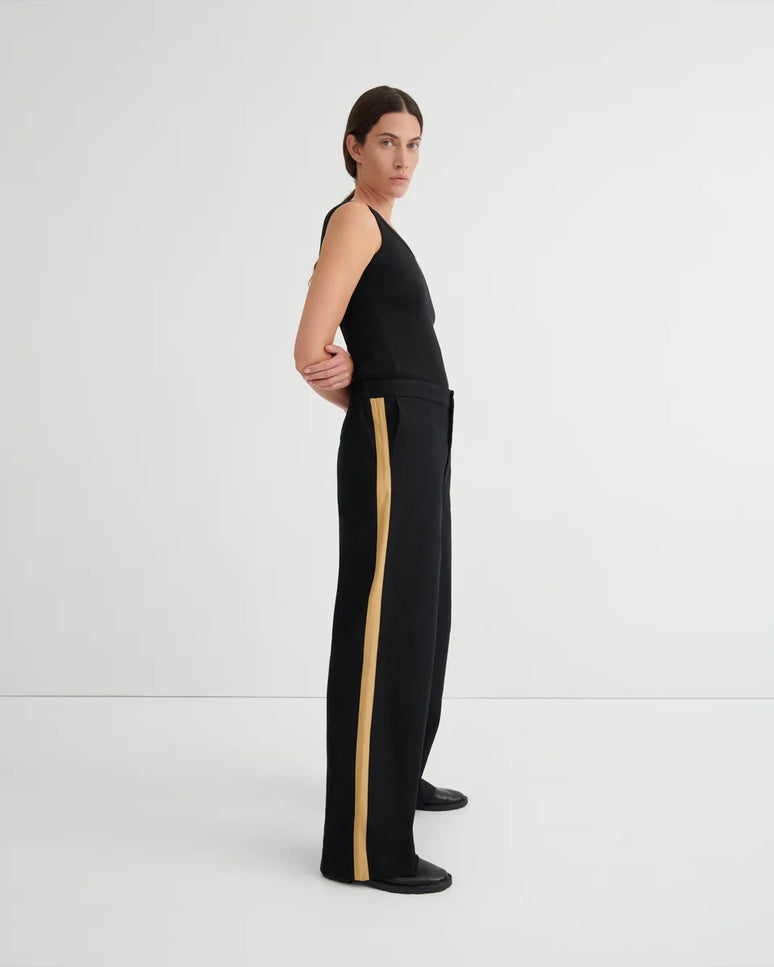 Kowtow Tux Pant - Black Driftwood