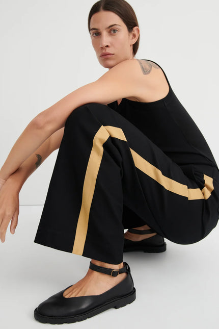 Kowtow Tux Pant - Black Driftwood