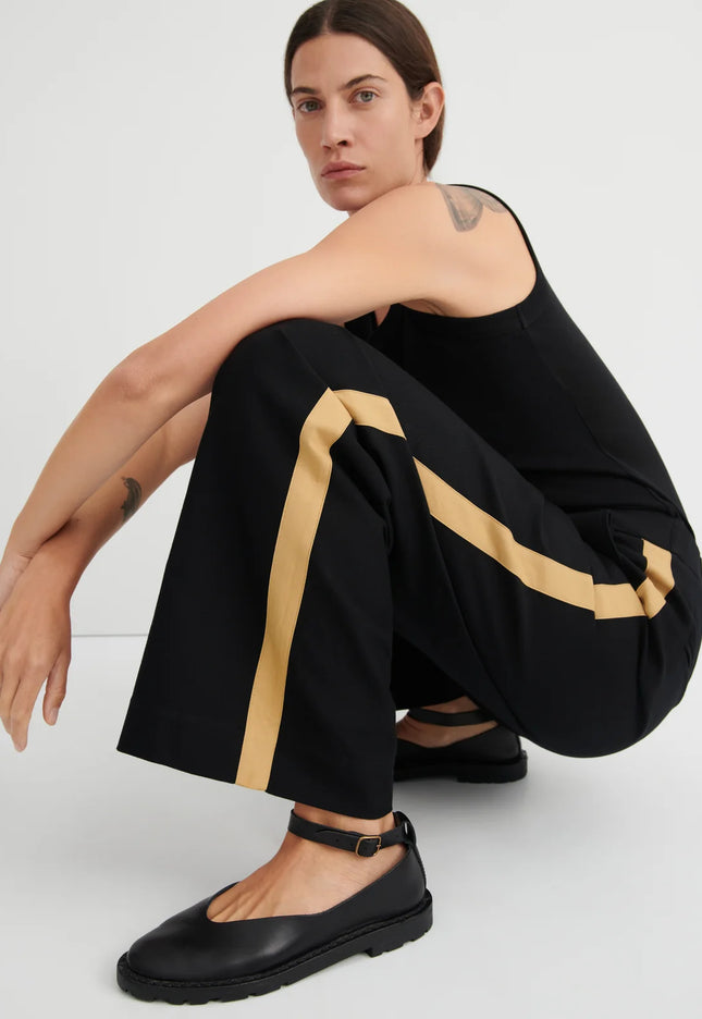 Kowtow Tux Pant - Black Driftwood