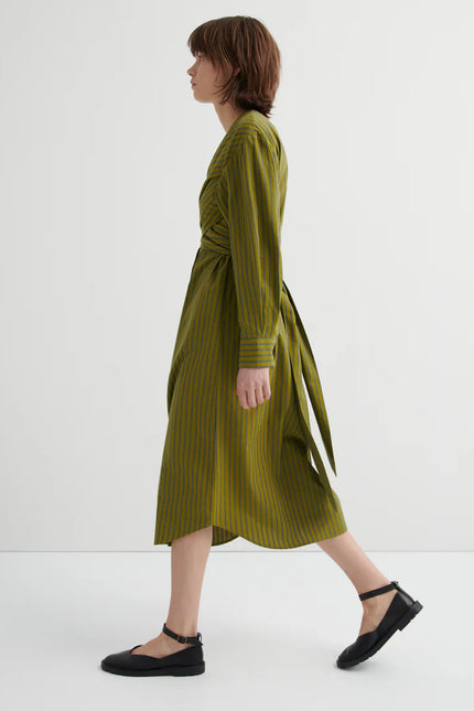 Kowtow Twist Dress - Artisan Stripe
