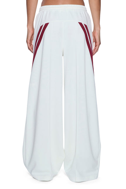 Ksubi Origin Trackpant Off White Burgundy - Off White