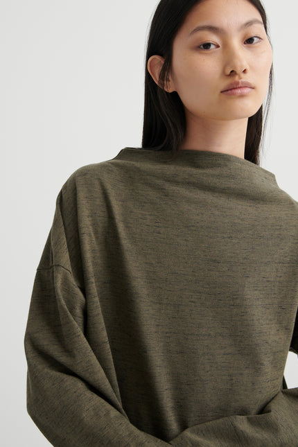 Kowtow Measure Dress - Bark Melange