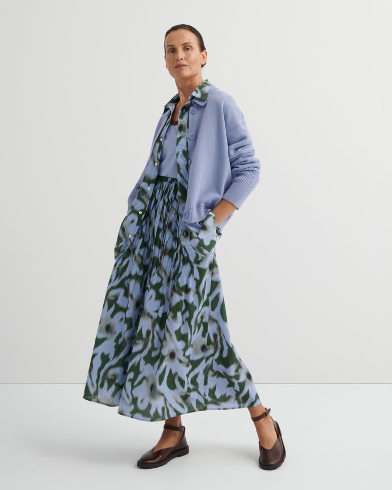Kowtow Poet Skirt - Misty Floral