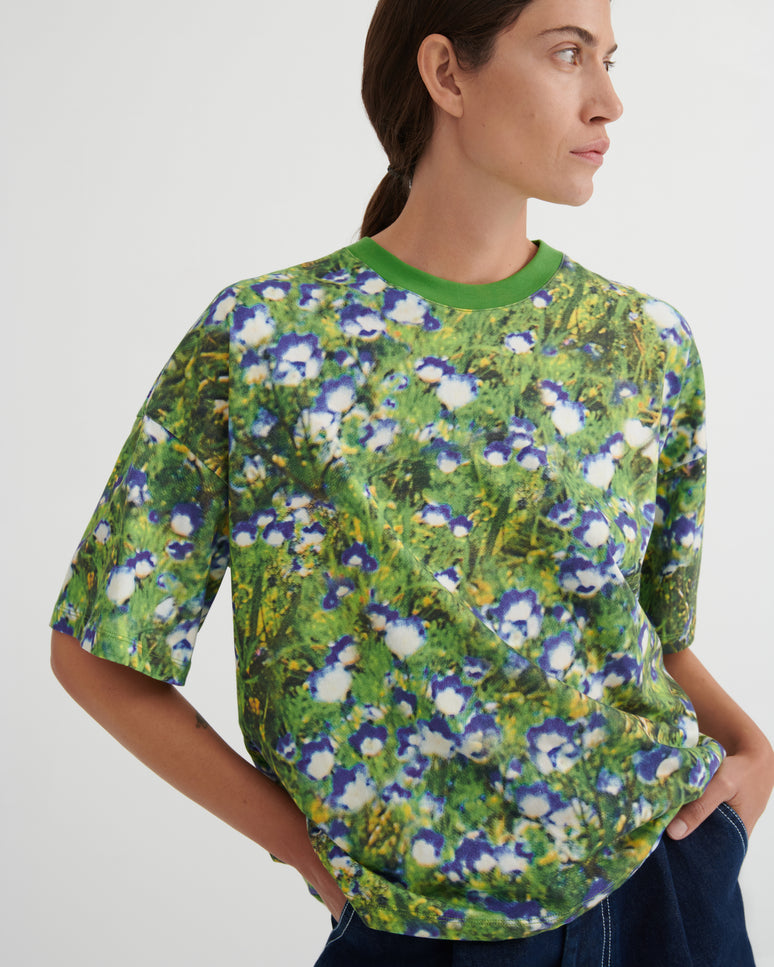 Kowtow Oversized Boxy Tee - Bluebell